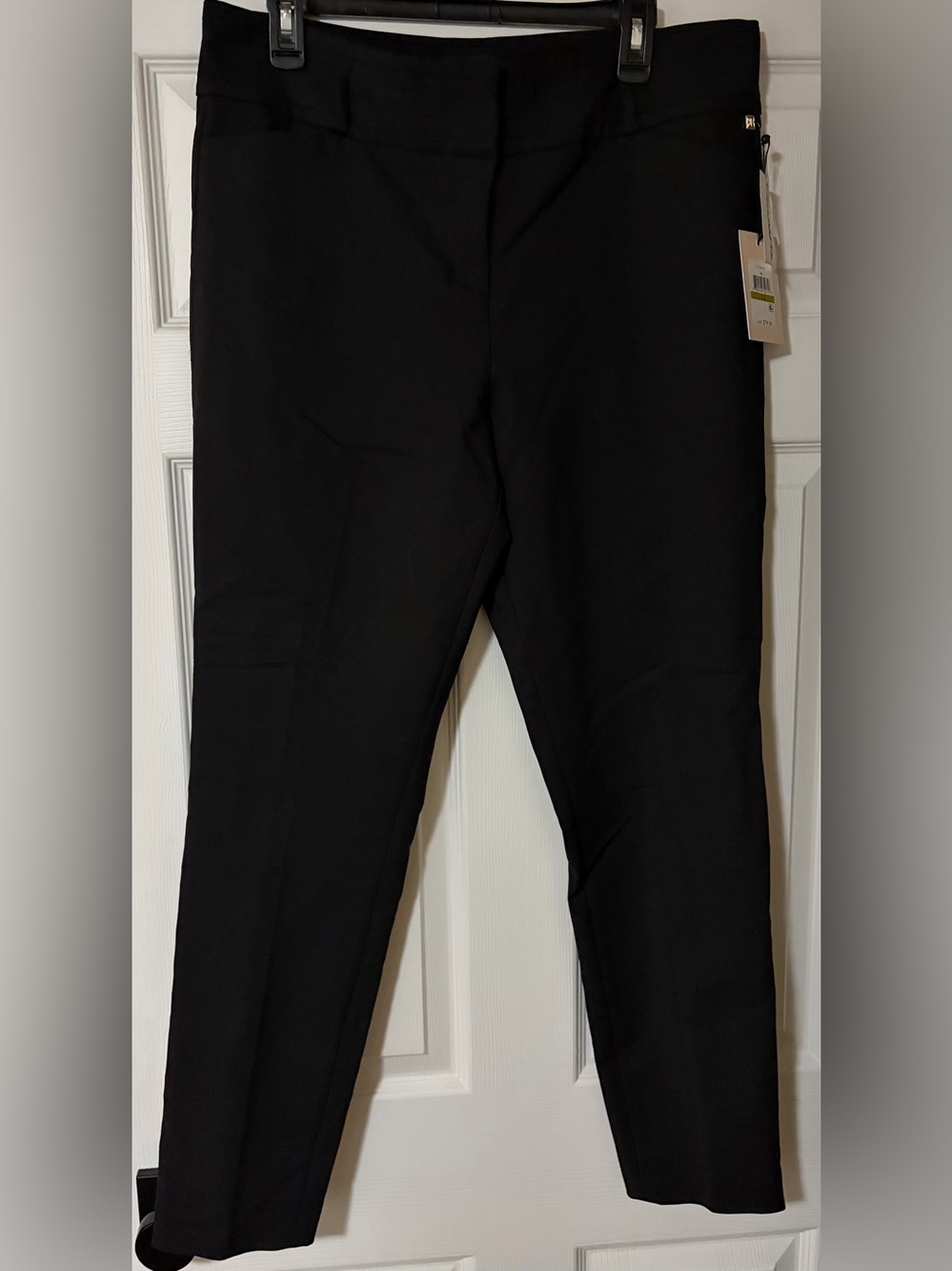 Ivanka Trump Women's Black Skinny Ankle-Length Flat-Front Dress Pants, NWT sz 14
